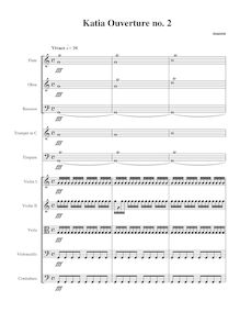 Partition No.2 en C major, Katia ouvertures, Op.1a, Various, Mason, Quinn