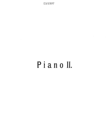 Partition Piano 2, Overture on Three russe Themes No.1, Увертюра на трёх русских народных песен