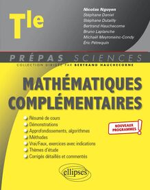 Mathématiques complémentaires - Terminale - nouveaux programmes