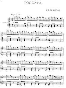 Partition de piano, orgue Symphony No.5, Symphonie V, F minor