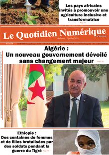 Le Quotidien Numérique d’Afrique n°1674 – 12/07/2021