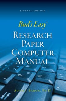 Bud s Easy Research Paper Computer Manual