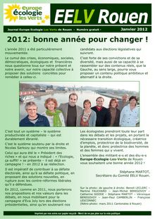Journal Europe Ecologie Les Verts de Rouen