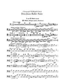 Partition basson 1, 2, Don Juan, ou Le festin de Pierre, Ballet