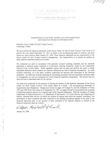 Exxon Valdez Oil Spill Trustee Council 1997 Audit