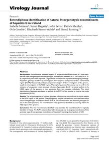 Serendipitous identification of natural Intergenotypic recombinants of hepatitis C in Ireland
