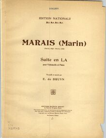 Partition couverture couleur,  en A major, A major, Marais, Marin