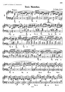 Partition complète (filter), Mazurkas, Chopin, Frédéric par Frédéric Chopin