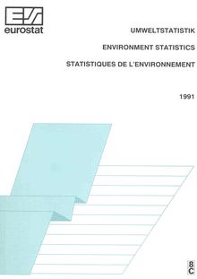 Environment statistics 1991