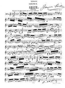 Partition violon 3, Suite für 3 violinen, Op.17, D minor, Hermann, Friedrich