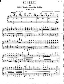 Partition No.2, 3 Caprices, Op.16, Drei Phantasien oder Capricen für das Pianoforte, Op. 16