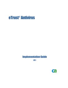 eTrust Antivirus Implementation Guide r8.1