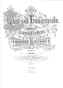 Partition complète, Kleine Lust- und Trauerspiele, Op.16, Kleine Lust- und Trauerspiele, 12 Piano Pieces