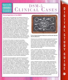 DSM-5 Clinical Cases (Speedy Study Guides)