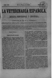 La veterinaria española, n. 239 (1864)