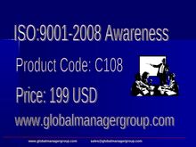 ISO 9001:2008 Quality Management System Training Presentation