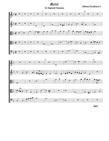 Partition , Ingenuit Susanna - partition complète (Tr Tr T T B), Motets