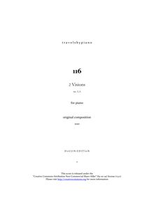 Partition complète, 2 Visions, Visions Nos.5-6, Novegno, Roberto