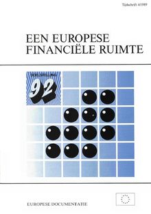 Een Europese financiële ruimte