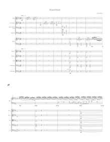 Partition No.1, Concert pièces pour Piano et orchestre, Various
