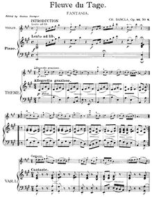 Partition , Fleur du tage, Le mélodiste, 12 Easy Fantasies for Violin and Piano