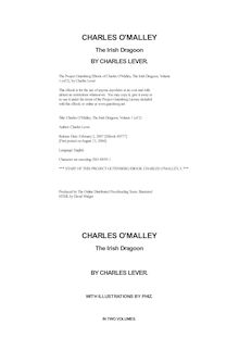 Charles O Malley, The Irish Dragoon, Volume 1