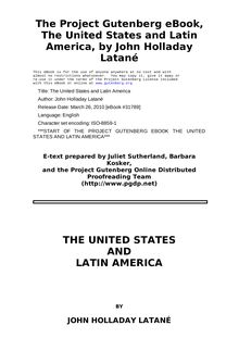 The United States and Latin America