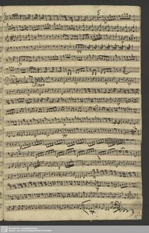Partition altos II, Symphony en E-flat major, E♭ major, Rosetti, Antonio