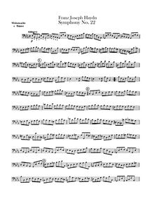 Partition violoncelles/Basses, Symphony No.22 en E-flat, Der Philosoph