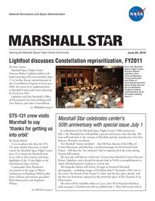 June 24, 2010 - Lightfoot discusses Constellation reprioritization ...