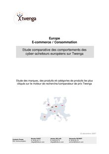 Europe E-commerce / Consommation Etude comparative des ...