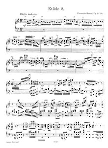 Partition , Allegro moderato, 6 Études, Sechs Etüden für Klavier6 Études pour le Piano