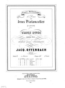 Partition Book I: parties complètes, Duos pour 2 violoncelles, Op.51