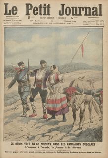 LE PETIT JOURNAL SUPPLEMENT ILLUSTRE  N° 1144 du 20 octobre 1912