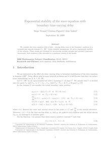 Exponential stability of the wave equation with boundary time varying delay