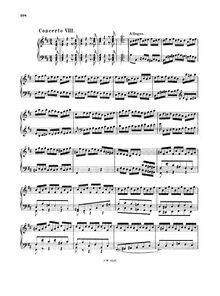 Partition , Concerto en B minor, BWV 979, 16 Konzerte nach verschiedenen Meistem