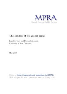 The shadow of the global crisis