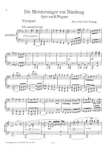 Partition complète, Die Meistersinger von Nürnberg par Richard Wagner