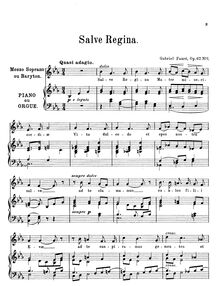 Partition complète, 2 chansons, Op.67, Fauré, Gabriel par Gabriel Fauré