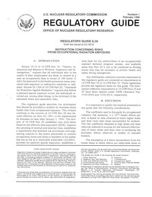 Regulatory guide