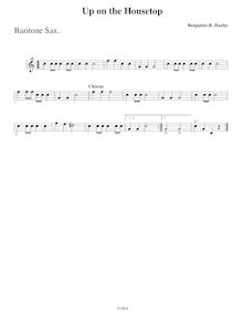 Partition baryton Saxophone (E♭), Up on pour House Top, Composer