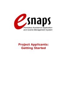 Welcome to the e-snaps TRAINING NAME Navigation Tutorial