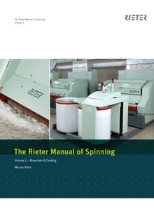 Rieter Manual of Spinning - Volume 2