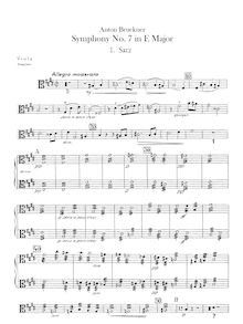 Partition altos, Symphony No. 7 en E major, Bruckner, Anton