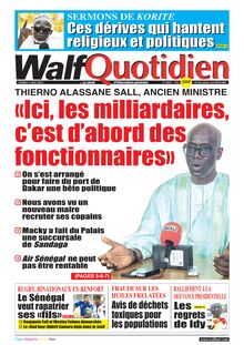 Walf Quotidien n°9030 - du mardi 03 mai 2022