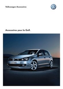 Catalogue des accessoires pour la Golf de Volkswagen