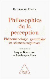 Philosophies de la perception : Phénoménologie, grammaire et sciences cognitives