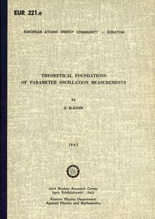 THEORETICAL FOUNDATIONS OF PARAMETER OSCILLATION MEASUREMENT