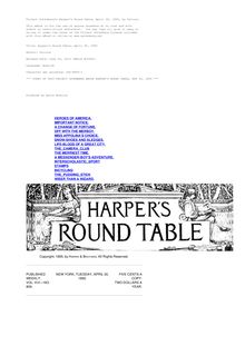Harper s Round Table, April 30, 1895