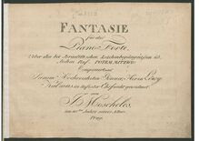 Partition complète, Fantasia on  Potem Mitzwo! , Fantasie für das Piano-Forte, Uiber den bei Jsraelittischen Leichenbegängnissen üblichen Ruf: Potem Mitzwo!